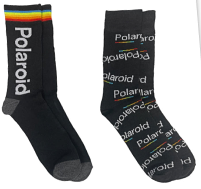 POLAROID CAMERA Men’s 2 Pair Of Socks