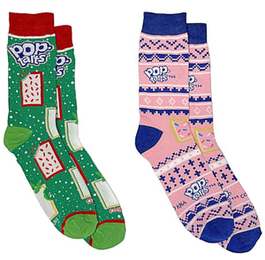 KELLOGG’S POP TARTS Men’s CHRISTMAS 2 Pair Of Socks - Novelty Socks for Less