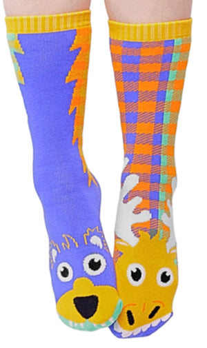 PALS SOCKS Brand Adult Unisex MOOSE & BEAR Unisex Socks - Novelty Socks for Less