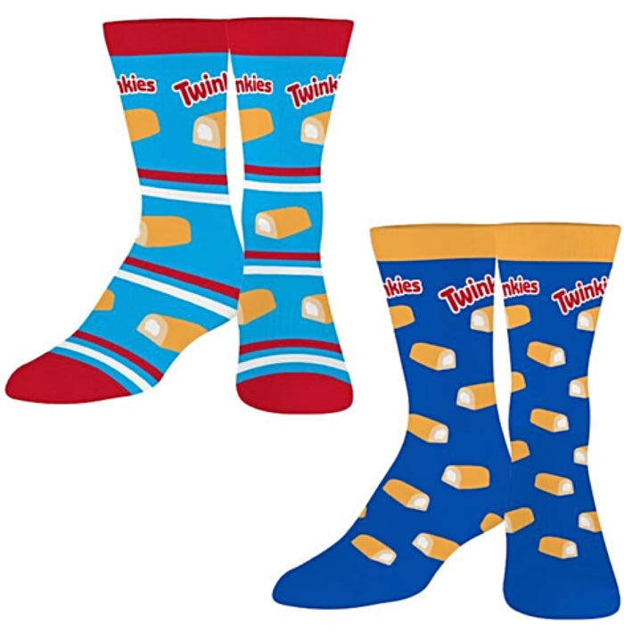 HOSTESS TWINKIES Unisex 2 Pair Of Socks ODD SOX Brand