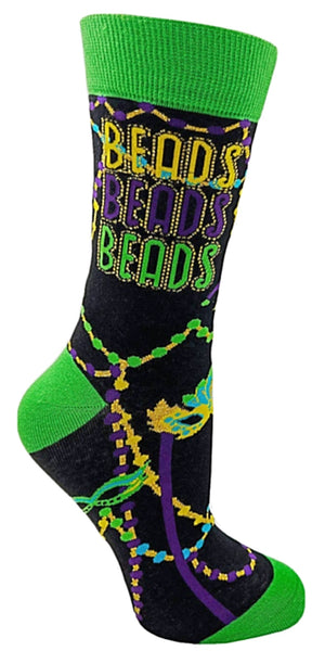 FABDAZ Brand Ladies MARDI GRAS Socks CHOOSE STYLE - Novelty Socks for Less