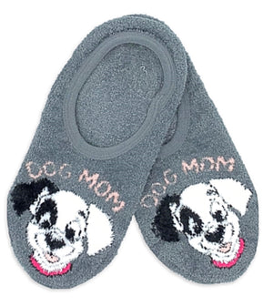 DISNEY 101 DALMATIANS Ladies DOG MOM Gripper Bottom Liner Socks - Novelty Socks for Less