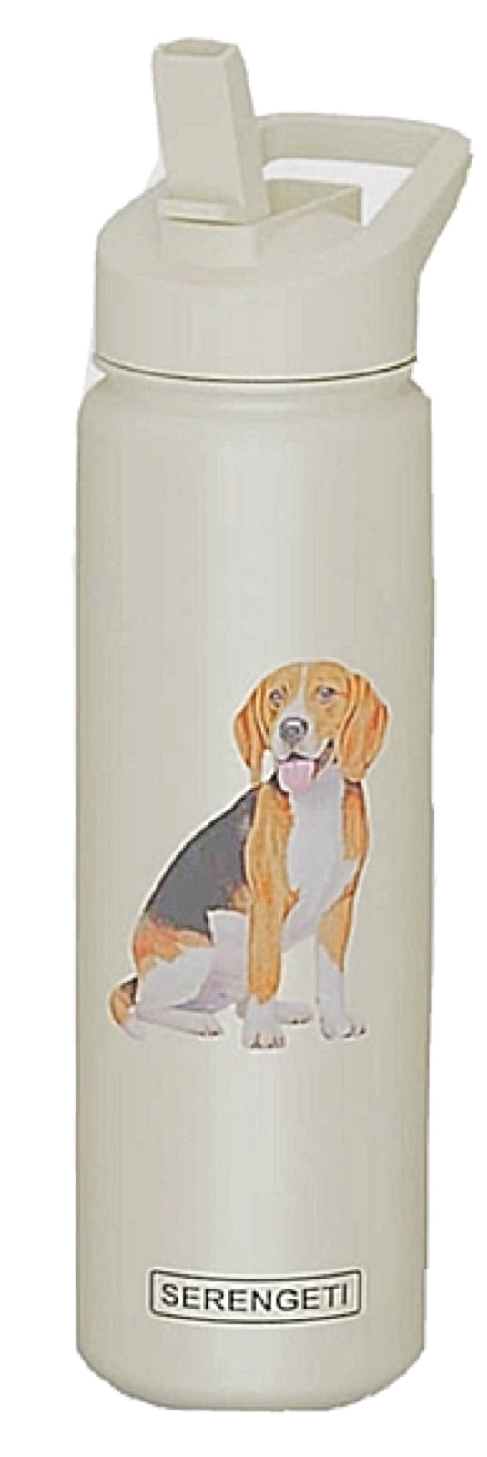 BEAGLE Dog Stainless Steel 24 Oz. Water Bottle SERENGETI Brand By E&S PETS
