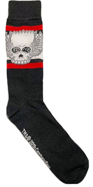 THE SIMPSONS Men's HALLOWEEN BART’S SKULL SOCKS - Novelty Socks for Less