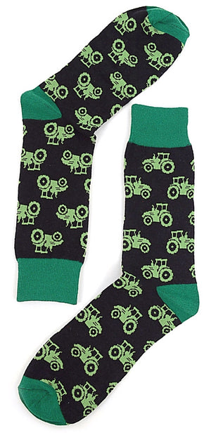 PARQUET Brand Men’s TRACTORS Socks - Novelty Socks for Less