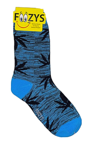 FOOZYS BRAND Ladies MARIJUANA/POT Socks (CHOOSE COLOR) - Novelty Socks for Less