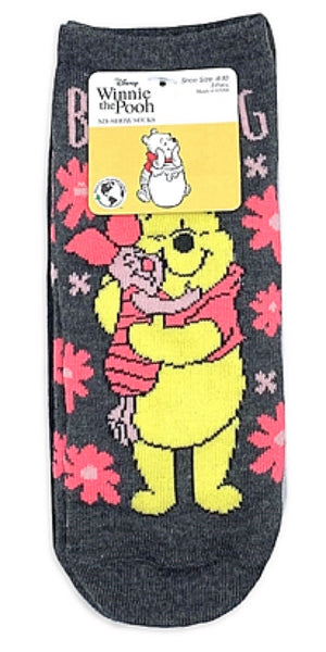 DISNEY WINNIE THE POOH Ladies 3 Pair Of MOTHERS DAY No Show Socks ‘THERE’S NO MOM LIKE YOU’ - Novelty Socks for Less