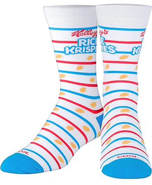 KELLOGGS RICE KRISPIES Men’s Socks COOL SOCKS Brand - Novelty Socks for Less