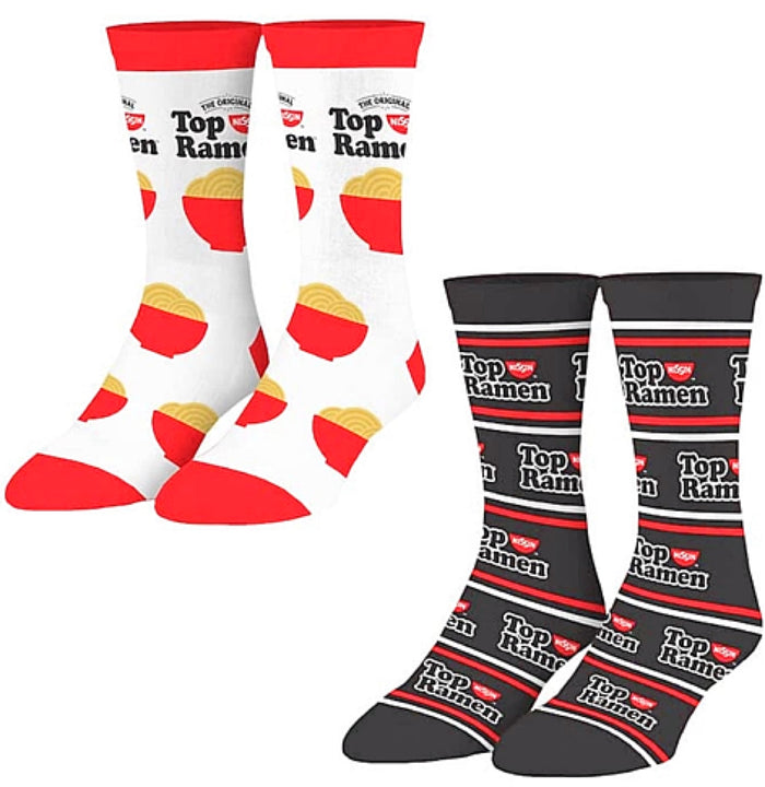 NISSAN TOP RAMEN 2 Pair Of Unisex Socks ODD SOX Brand