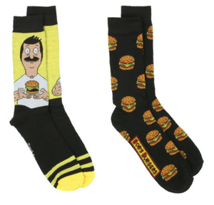 BOB’S BURGERS Men’s 2 Pair Of Socks - Novelty Socks for Less