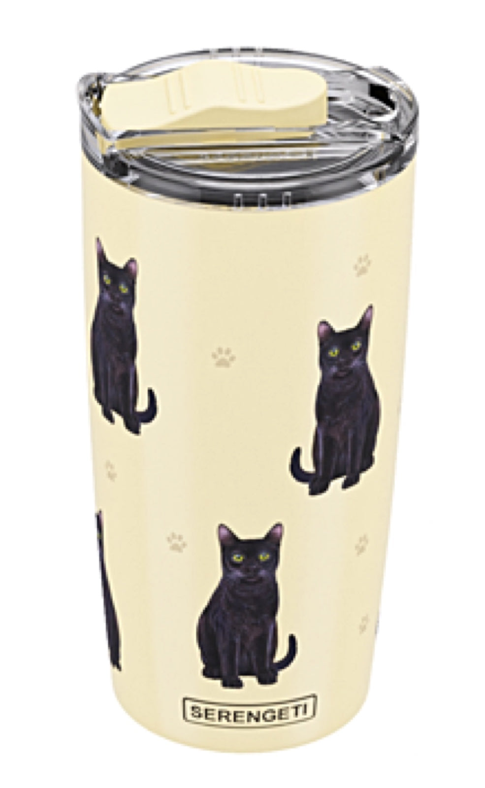 BLACK CAT Serengeti Stainless Steel Ultimate 20 Oz. Hot & Cold Tumbler |  Novelty Socks And Slippers