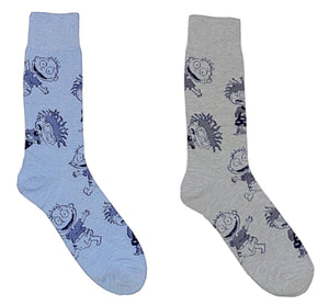 RUGRATS Men's CHUCKIE & TOMMY Socks (CHOOSE COLOR) - Novelty Socks for Less