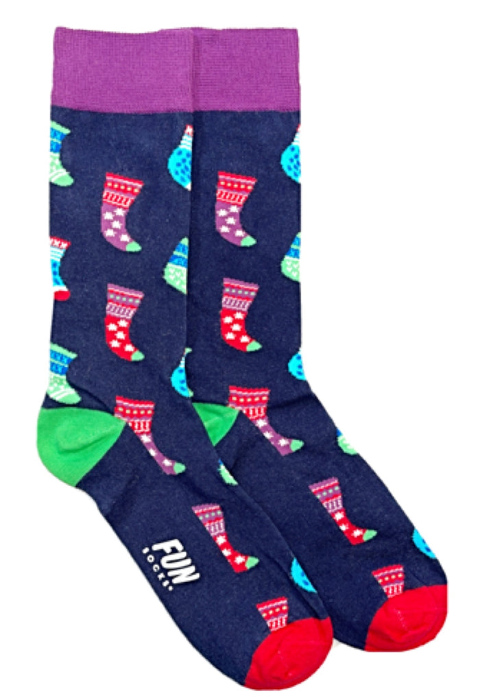 FUN SOCKS Brand Men's CHRISTMAS STOCKINGS Socks