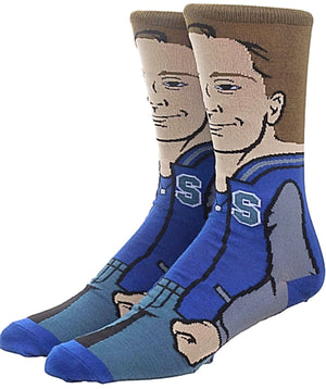 THE BREAKFAST CLUB Men’s ANDREW CLARK 360 Socks BIOWORLD Brand - Novelty Socks for Less