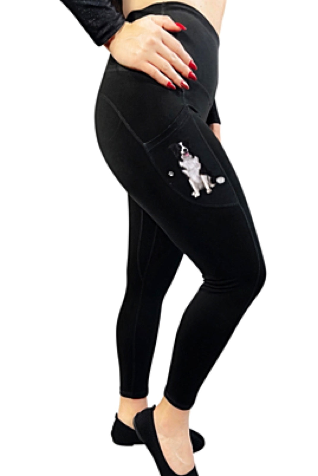 COMFIES LOUNGE PJ SHORTS Ladies BORDER COLLIE Dog By E&S PETS