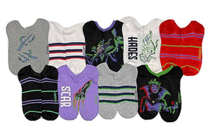 DISNEY VILLAINS Ladies 9 Pair Of Low Show Socks ‘HADES’ - Novelty Socks for Less