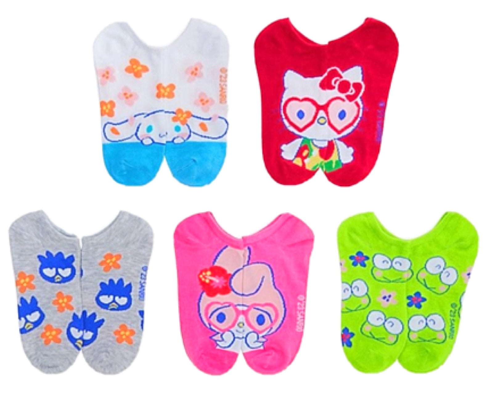 Sanrio Hello Kitty Socks Women Summer Autumn Boat Socks Non-slip