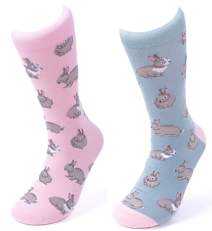 PARQUET Brand Men’s BUNNY RABBITS Socks (CHOOSE COLOR) GREAT FOR EASTER!