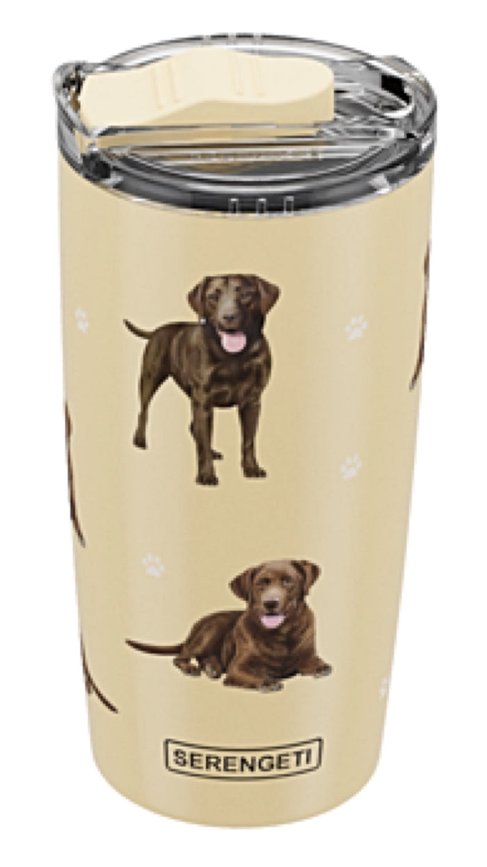 CHOCOLATE LABRADOR Serengeti Stainless Steel Ultimate 20 Oz. Hot & Cold Tumbler