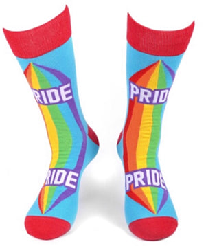PARQUET BRAND Men's PRIDE RAINBOW Socks - Novelty Socks for Less