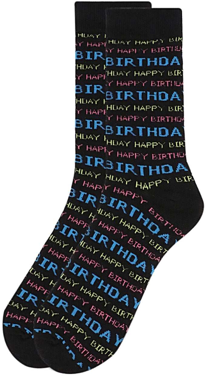 Parquet Brand Men’s HAPPY BIRTHDAY Socks