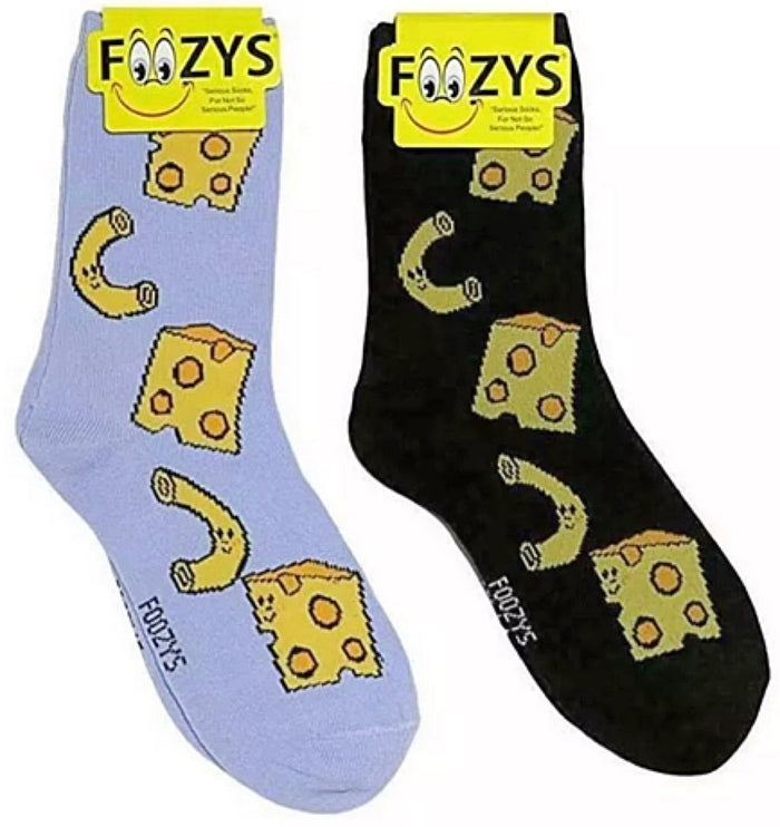 FOOZYS Ladies 2 Pair MAC N CHEESE Socks