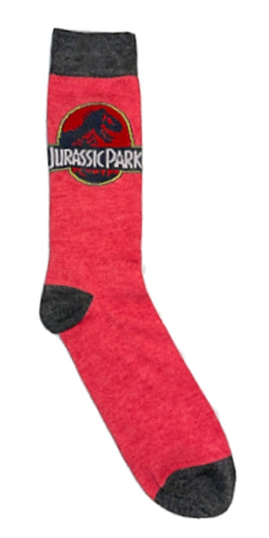 JURASSIC WORLD Mens Crew Socks - Novelty Socks for Less