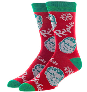 A CHRISTMAS STORY Men’s 3 Pair Crew Socks BOX SET BIOWORLD BRAND - Novelty Socks for Less