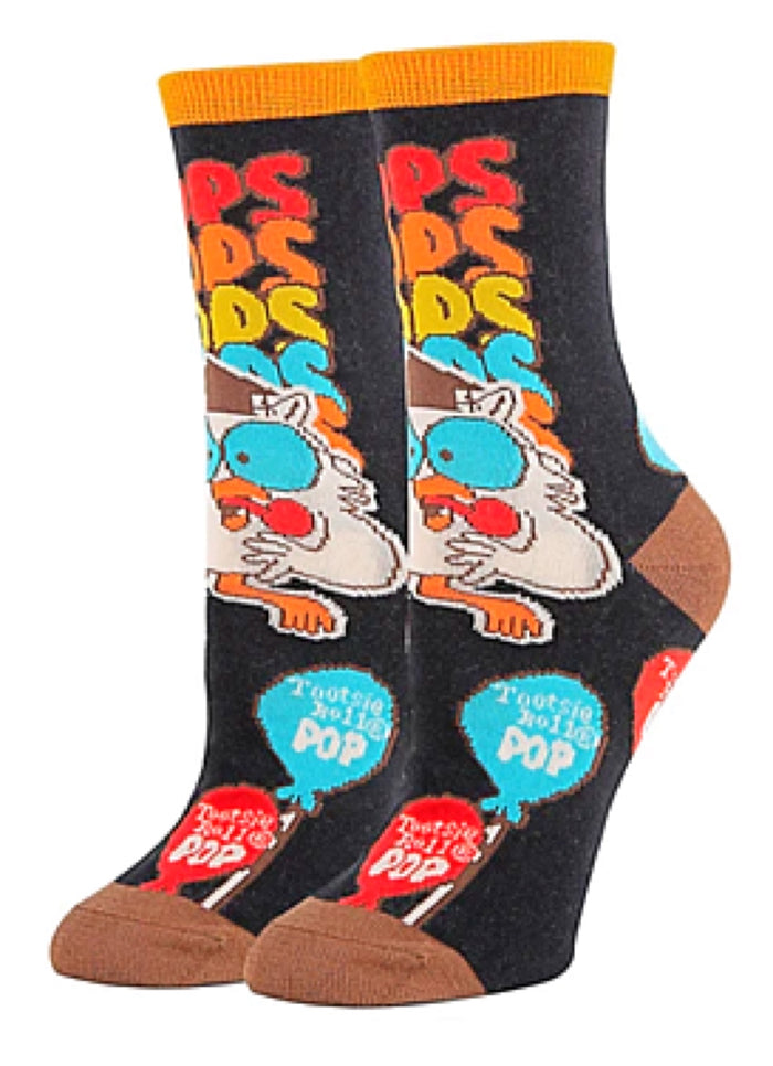 TOOTSIE ROLL POP Ladies Socks MR. OWL Oooh Yeah Brand