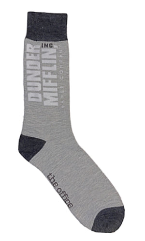 THE OFFICE TV SHOW Men’s DUNDER MIFFLIN PAPER COMPANY Socks (CHOOSE PATTERN) - Novelty Socks for Less