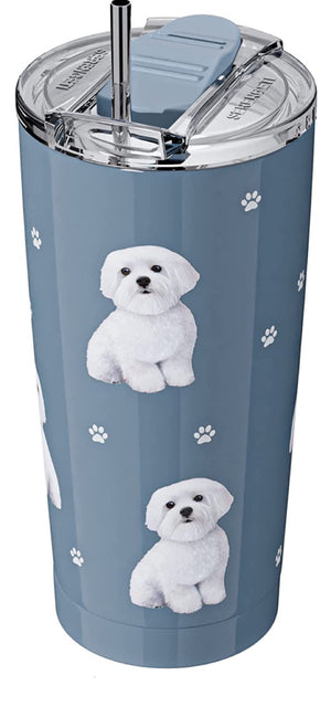 MALTESE Dog Serengeti Stainless Steel Ultimate Hot & Cold Tumbler - Novelty Socks for Less