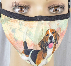 E&S Pets Brand BEAGLE Dog Adult Face Mask Cover - Novelty Socks for Less