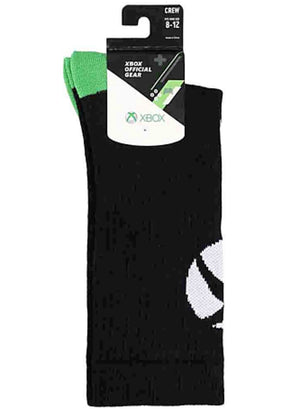 XBOX Men’s Crew Socks ‘POWER YOUR DREAMS’ BIOWORLD Brand - Novelty Socks for Less