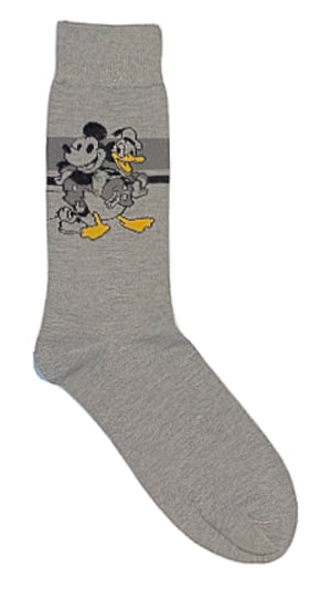 DISNEY Men’s DONALD DUCK & MICKEY MOUSE Socks - Novelty Socks for Less