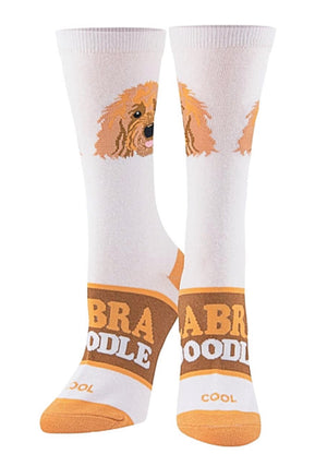 LABRADOODLE Dog Ladies Socks COOL SOCKS Brand - Novelty Socks for Less
