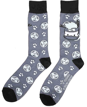 SANRIO X NARUTO Men’s 5 Pair Crew Socks BIOWORLD Brand - Novelty Socks for Less