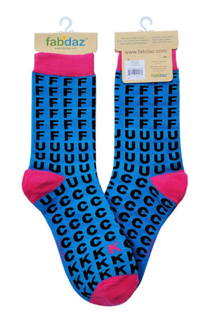 FABDAZ Brand Ladies FFFUUUCCCKKK Socks - Novelty Socks for Less