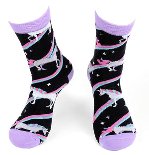 PARQUET BRAND Ladies UNICORN Socks - Novelty Socks for Less