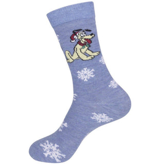 DISNEY MEN’S PLUTO CHRISTMAS SOCKS - Novelty Socks for Less