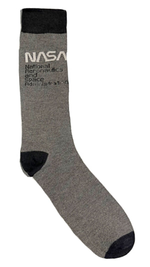 NASA Mens Socks NATIONAL AERONAUTICS - Novelty Socks for Less