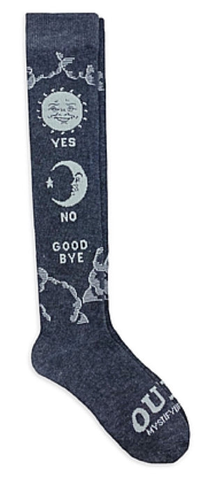 OUIJA BOARD LADIES KNEE HIGH HALLOWEEN SOCKS - Novelty Socks for Less