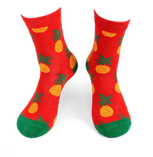 PARQUET BRAND Ladies PINEAPPLE Socks - Novelty Socks for Less