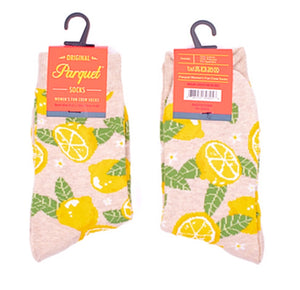 PARQUET Brand Ladies LEMON TREE Socks - Novelty Socks for Less