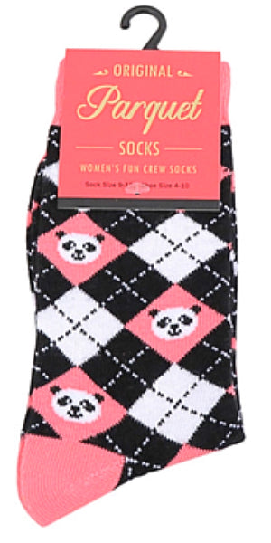 Parquet Brand Ladies PANDA BEAR Socks - Novelty Socks for Less