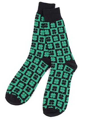 PARQUET BRAND Men’s ST. PATRICKS DAY Socks SHAMROCKS - Novelty Socks for Less