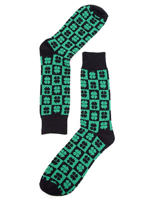 PARQUET BRAND Men’s ST. PATRICKS DAY Socks SHAMROCKS - Novelty Socks for Less