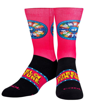 WHEEL OF FORTUNE Game Show Men’s Socks COOL SOCKS Brand - Novelty Socks for Less