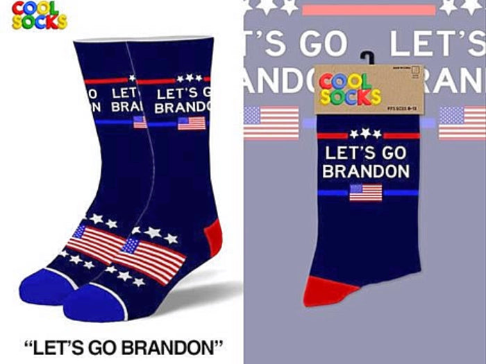 LET’S GO BRANDON Men’s Socks COOL SOCKS Brand