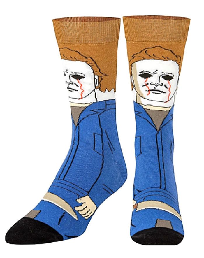 HALLOWEEN II MEN’S MICHAEL MYERS 360 SOCKS ODD SOX BRAND