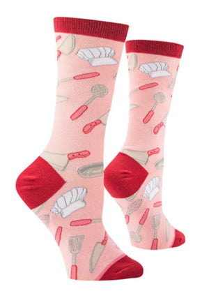 COOL SOCKS Brand Ladies CHEF Socks - Novelty Socks for Less